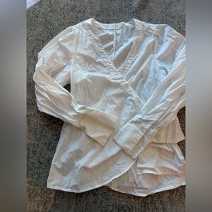 Classic White Button-Up Shirt